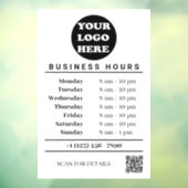 QR-Code für das weiße Unternehmen Fensteraufkleber (Blatt 3)