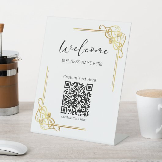 QR-Code für den benutzerdefinierten Text Sockelschild (In SItu)