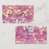 QR-Code für den Catering des Koch Visitenkarte (Vorne/Hinten)