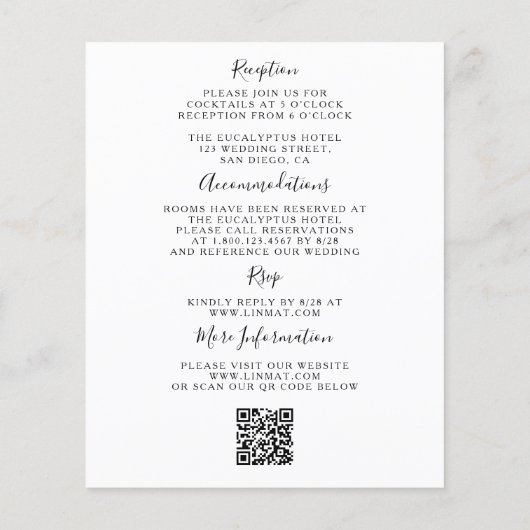 QR-Code für den Haushalt (Rückseite)