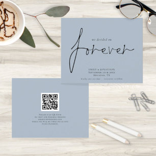 QR-Code für den Haushalt festgelegt am Forever Blu