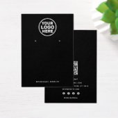 QR-Code für den Inhaber der Anzeige der schwarzen  (Schreibtisch)