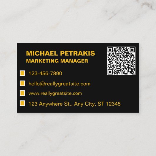 QR-Code für den Kfz-Deal Visitenkarte (Rückseite)