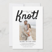 QR-Code für den Knoten Hochzeitsempfang Einladung (Vorderseite)