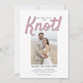 QR-Code für den Knoten Hochzeitsempfang Einladung (Vorderseite)