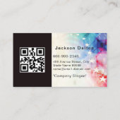 QR-Code für den Metallschweißstoff der amerikanisc Visitenkarte (Rückseite)