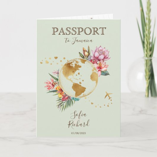 QR-Code für den Pass für grüne Hochzeit in Urlaubs Einladung (Vorderseite)