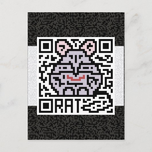 QR-Code für den Rat Postkarte (Vorderseite)