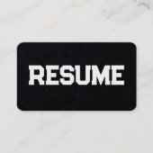 QR-Code für den Resume Writer Visitenkarte (Vorderseite)