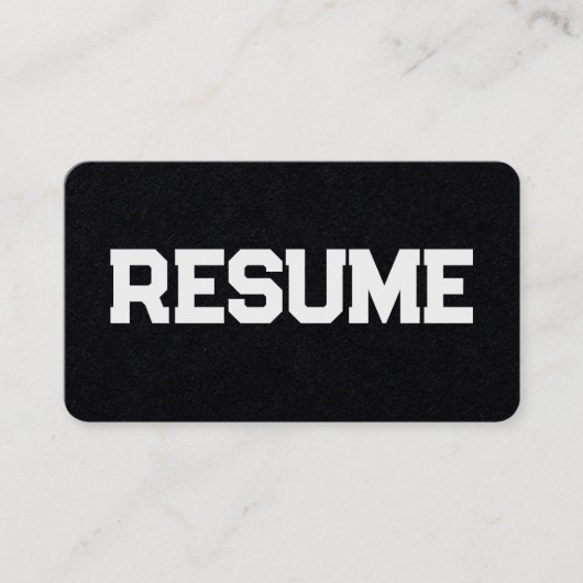 QR-Code für den Resume Writer Visitenkarte (Vorderseite)