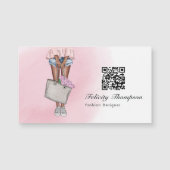 QR-Code für den rosa Mode-Designer Magnetkarte (Vorderseite)