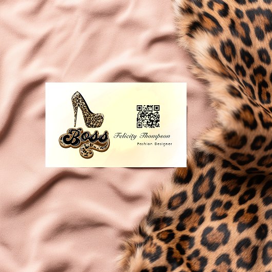 QR-Code für die Chefin Visitenkarte