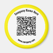 QR-Code für die gelbe Werbeaktion Magnet (Vorne)
