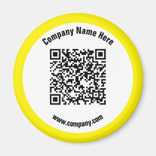 QR-Code für die gelbe Werbeaktion Magnet
