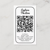 QR-Code für die gemeinsame Nutzung von White Weddi Visitenkarte (Rückseite)