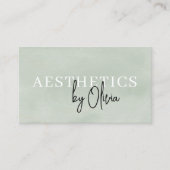 QR-Code für die grüne Hautpflege Visitenkarte (Vorderseite)