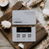 QR-Code für die Prüfung der Barzahlung mit Freelan Visitenkarte