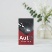 QR-Code für die Reparatur von Auto Visitenkarte (Stehend Vorderseite)