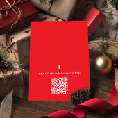 QR-Code für die Weihnachtsfeier Niedlich Einladung