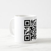 QR-Code für direkten Zugriff für den Online-Stack  Kaffeetasse (Vorderseite Links)