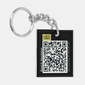 QR-Code für DIY-Foto-ID Schlüsselanhänger (Vorderseite links)