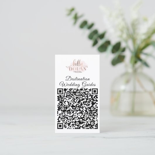 QR-Code für doppelseitige Logos Visitenkarte (Stehend Vorderseite)