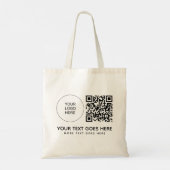 QR-Code für doppelseitige Printwerbung Tragetasche (Rückseite)