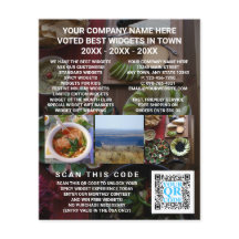 QR-Code für Dunkle Foto-Werbung im Unternehmen