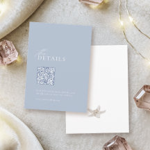 QR-Code für dusty Blue Beach Hochzeit