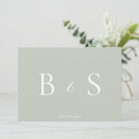 QR-Code für einfache Bilddarstellung und weißes Mo Save The Date (Stehend Vorderseite)