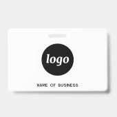 QR-Code für einfache Logos Beruflich Ausweis (Rückseite)