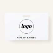 QR-Code für einfache Logos Beruflich Ausweis (Rückseite)