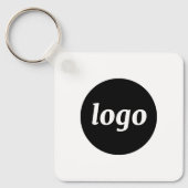 QR-Code für einfache Logos Schlüsselanhänger (Vorderseite)