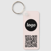 QR-Code für einfache Logos Schlüsselanhänger (Vorderseite)