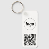 QR-Code für einfache Logos Schlüsselanhänger (Vorderseite)