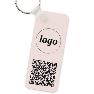 QR-Code für einfache Logos Schlüsselanhänger