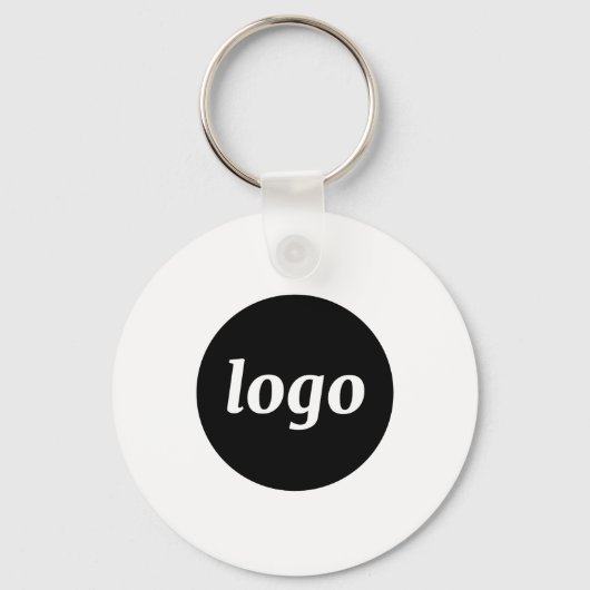 QR-Code für einfache Logos Schlüsselanhänger (Vorderseite)