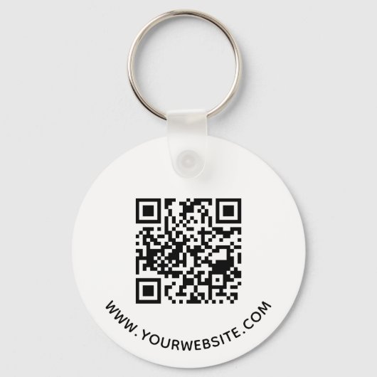 QR-Code für einfache Werbefirmen Schlüsselanhänger (Rückseite)