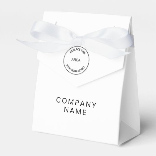 QR-Code für einfaches Business-Logo für jedes Mark Geschenkschachtel (Vorderseite)