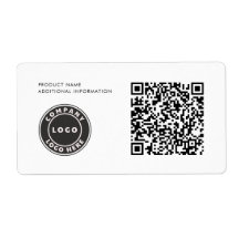 QR-Code für einfaches Business-Logo Produkt-ID