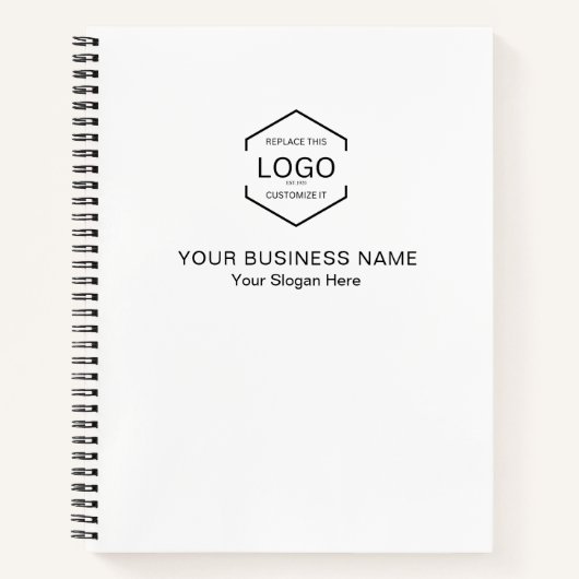 QR-Code für einfaches Unternehmen Notizblock (Vorderseite)