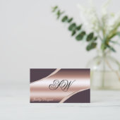 QR-Code für elegant gekleidete Rose Visitenkarte (Stehend Vorderseite)