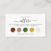 QR-Code für Elegant-Hochzeitskleid Begleitkarte (Vorderseite)