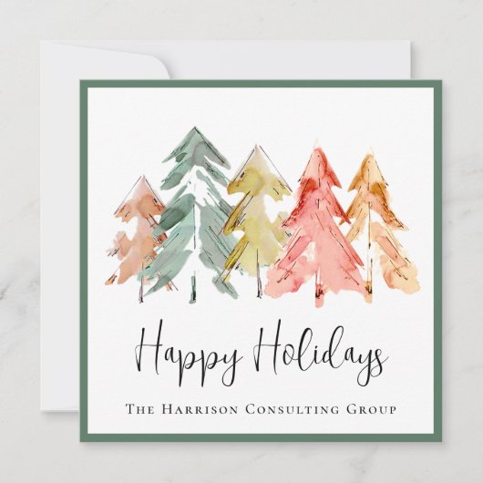 QR-Code für elegante Business-Logos Weihnachten (Vorderseite)