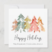 QR-Code für elegante Business-Logos Weihnachten (Vorderseite)