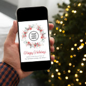 QR-Code für elegante Business-Logos Weihnachten in