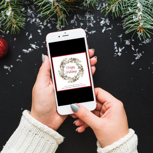 QR-Code für elegante Business-Logos Weihnachten in