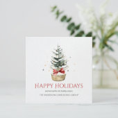 QR-Code für elegante Business-Logos Weihnachten in (Stehend Vorderseite)