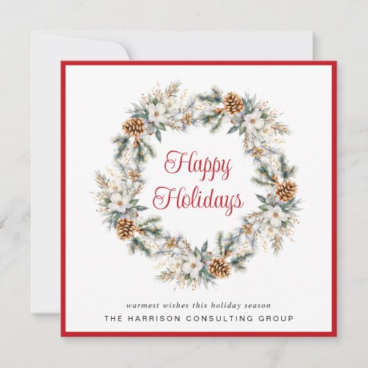 QR-Code für elegante Business-Logos Weihnachten in (Vorderseite)