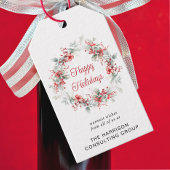 QR-Code für elegante Business-Logos Weihnachten in Geschenkanhänger